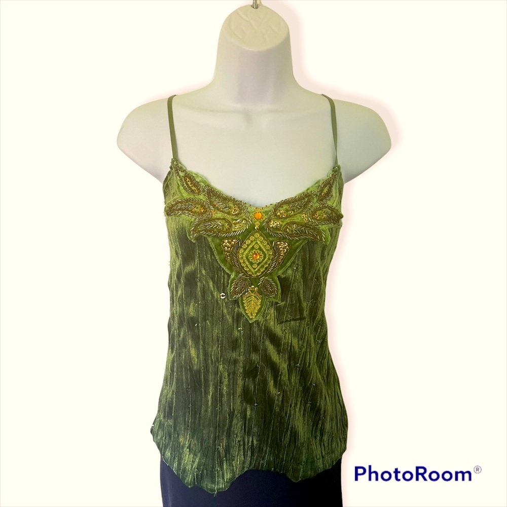 Velvet Green Cami